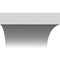 Ekena Millwork 6-in. W x 28-in. D x 40-in. H Westlake Architectural Grade PVC Knee Brace BRCP06X28X40WTL - alternate 4